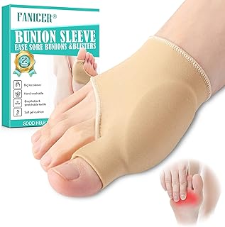 1 Par Corrector Hallux Valgus, Corrector de juanetes,Separador De Silicona Gel Suave para Aliviar el Dolor, Endereza el Dedo Gordo del pie, Protector Enderezador para el Dedo del pie