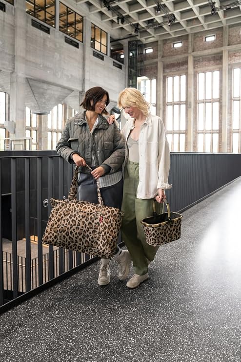 reisenthel carrybag XS Leo Macchiato Robust Shopping Basket with Practical Inner Pocket Elegant and Water-Repellent Design