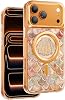 CONSTRAIN - iPhone 17 Pro Max ile uyumlu Kılıf 3D Tasarım Göz Alıcı Parlaklık Iceland Simli Magsafe ile uyumlu Kapak