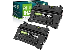 81A Toner Cartridge 2 Pack Compatible Toner for HP 81A CF281A 10,500 Pages High Yield
