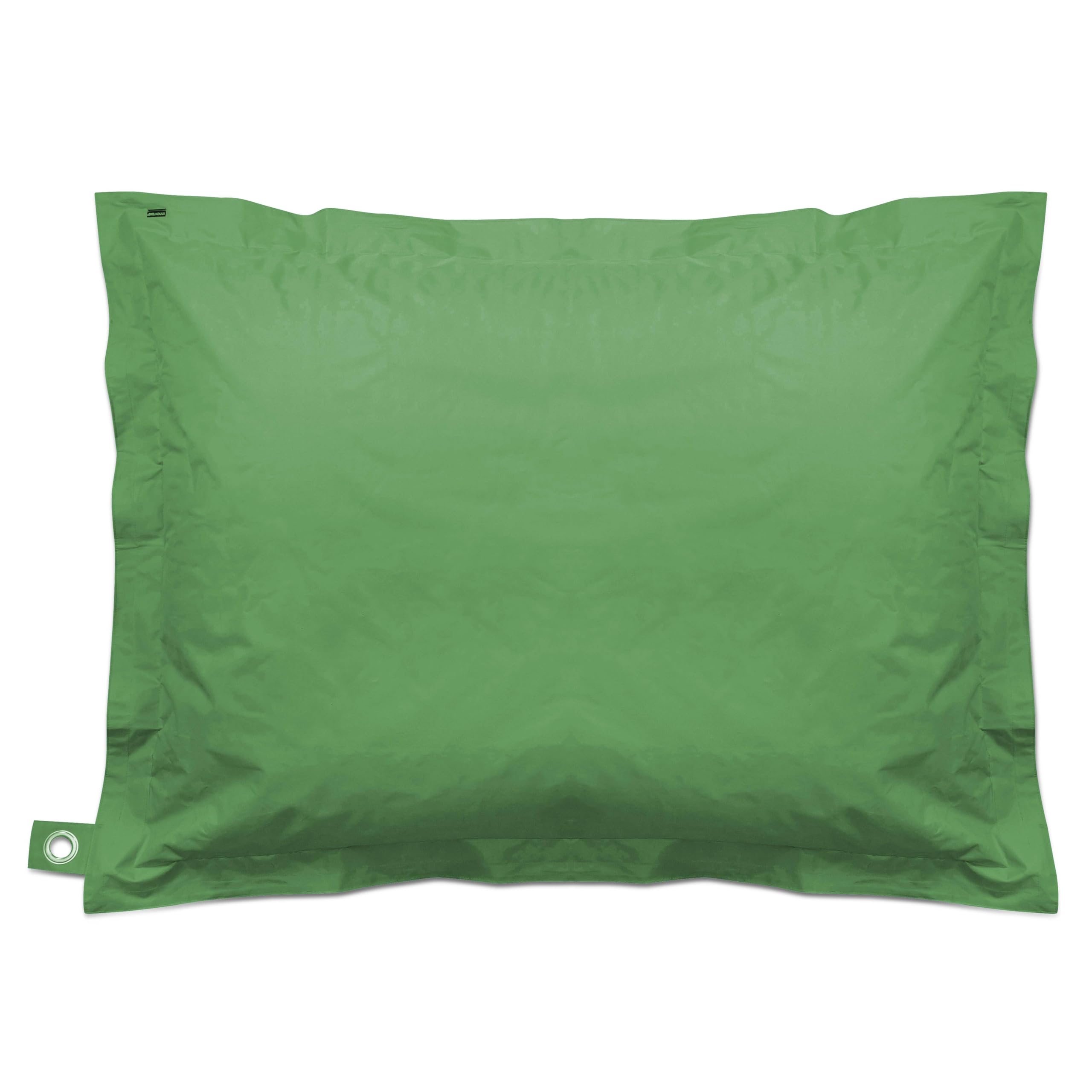 Solys Housse Vide de Pouf de Jardin en Polyester Vert Cactus 180 x 145 cm