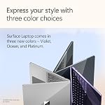 Ordinateur portable Microsoft Surface (2025), Windows 11 Copilot+ PC, écran tactile de 13 po, Snapdragon X Plus (8 cœurs), 16 Go RAM, 256 Go de stockage SSD, Platine - Clavier anglais