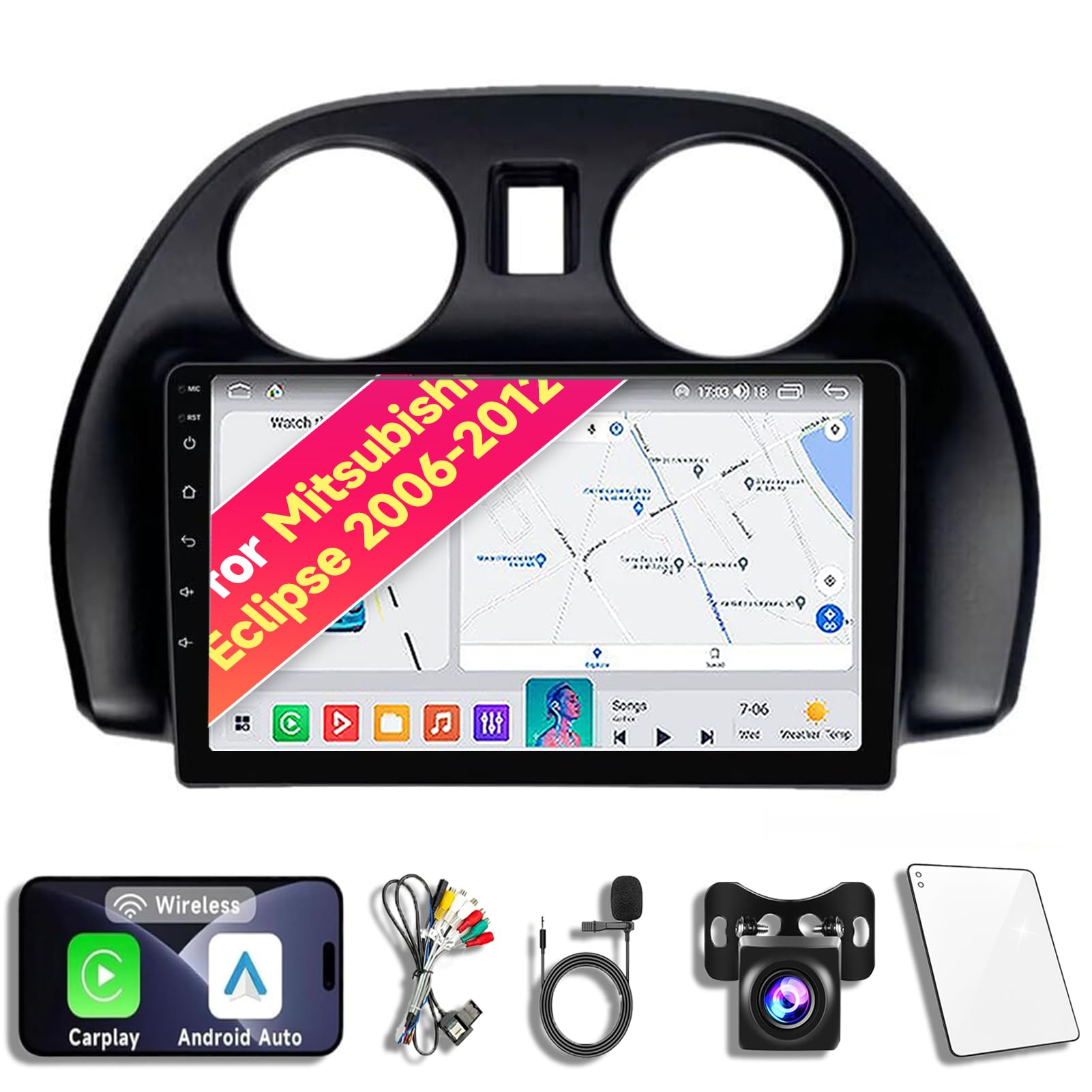 Amazon.com: Android 14 Car Radio Stereo for 2006-2012 Mitsubishi