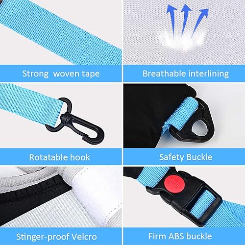 Miniatura 4 de ORANGEHOME Arnés para caminar para bebé y 2 pares de rodilleras ajustables de pie y caminar ayudante de aprendizaje para niños pequeños de 7 a 24