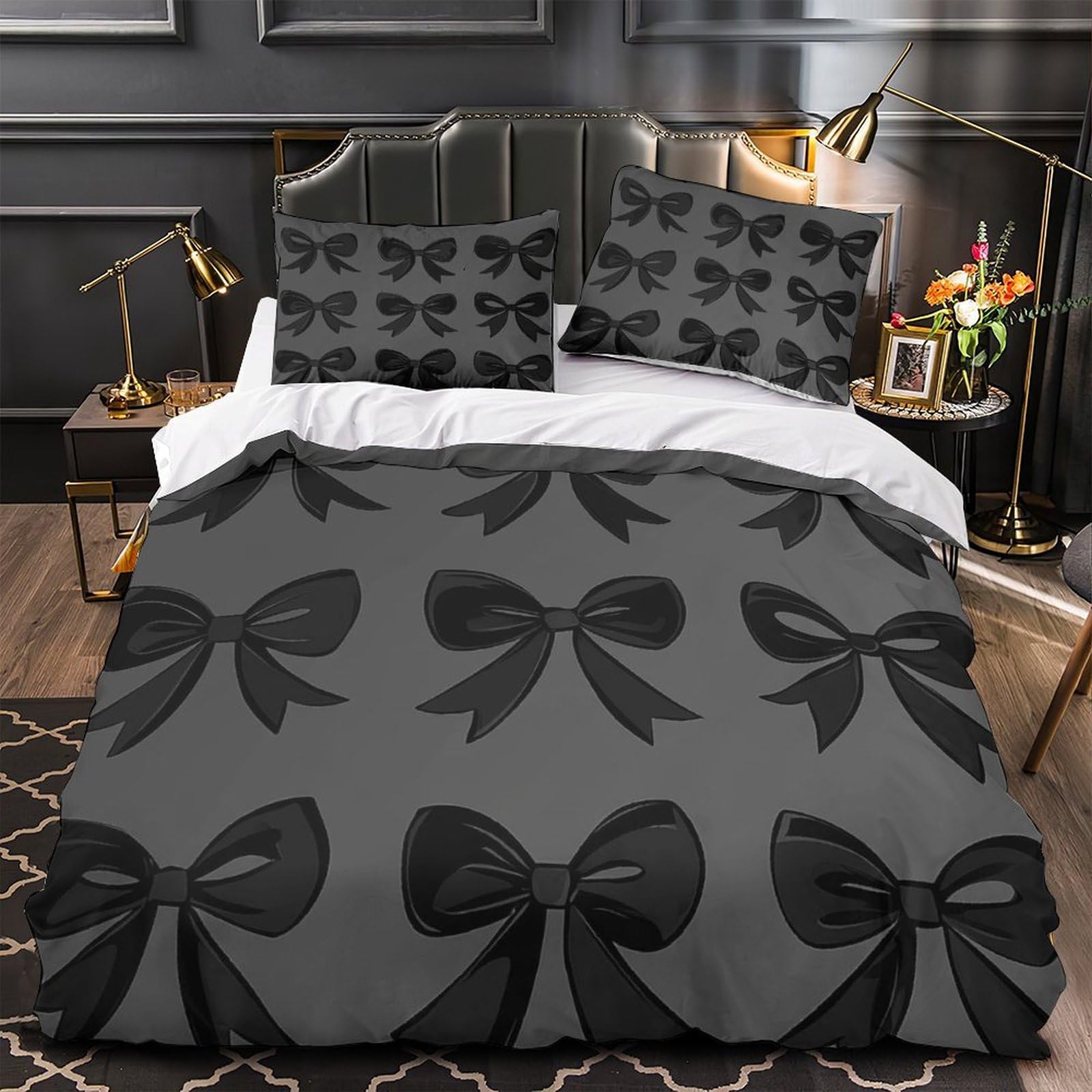 Housse de couette hypoallergénique microfibre douce contre allergies