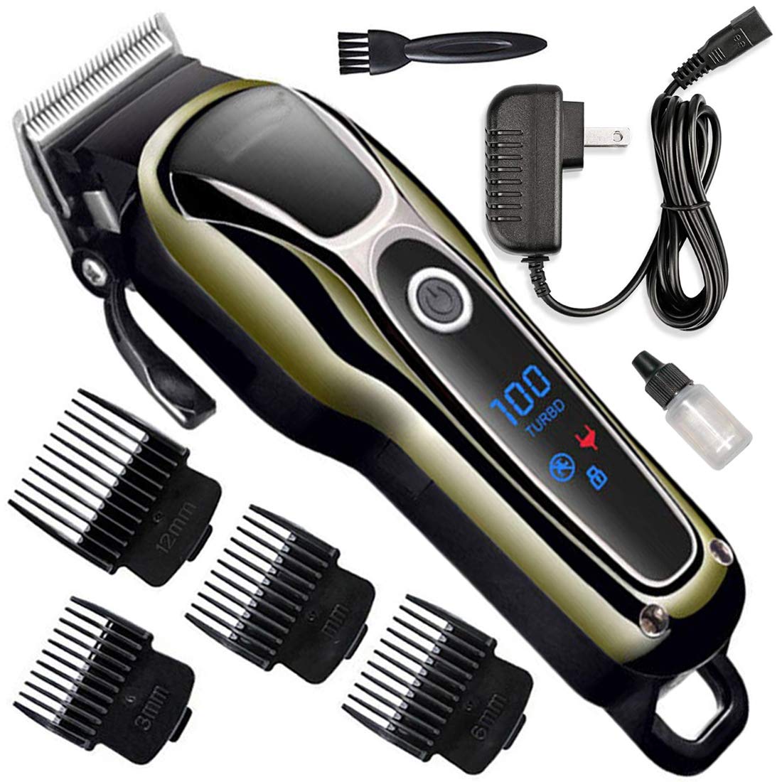 OSL 2in1 AC-DC Mens Kemeii Waterproof Cordless & Corded Rechargeable Professional Beard Mustache Trimmer Powerful Hair Clipper Electric Razor With LED Display Multicolor (3 Year Warranty) (B08ZXBSNPF) Amazon Price History, Amazon Price Tracker