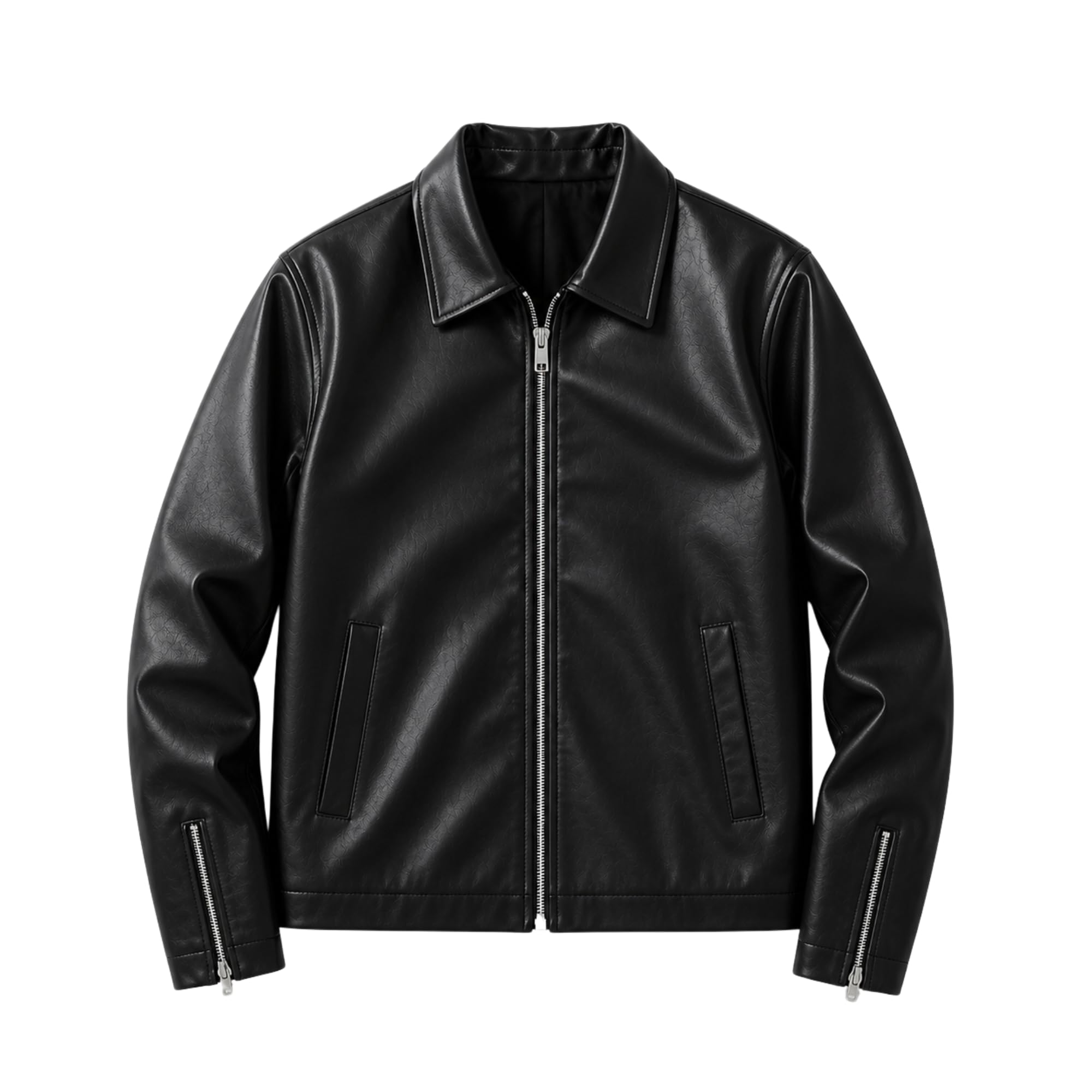 urban skull Men’s Faux Leather Jacket | Premium PU Leather Casual Winter Jacket for Men | Stylish Zip-Up Streetwear Biker Outerwear for Travel Party Riding Daily Wear-picture-39