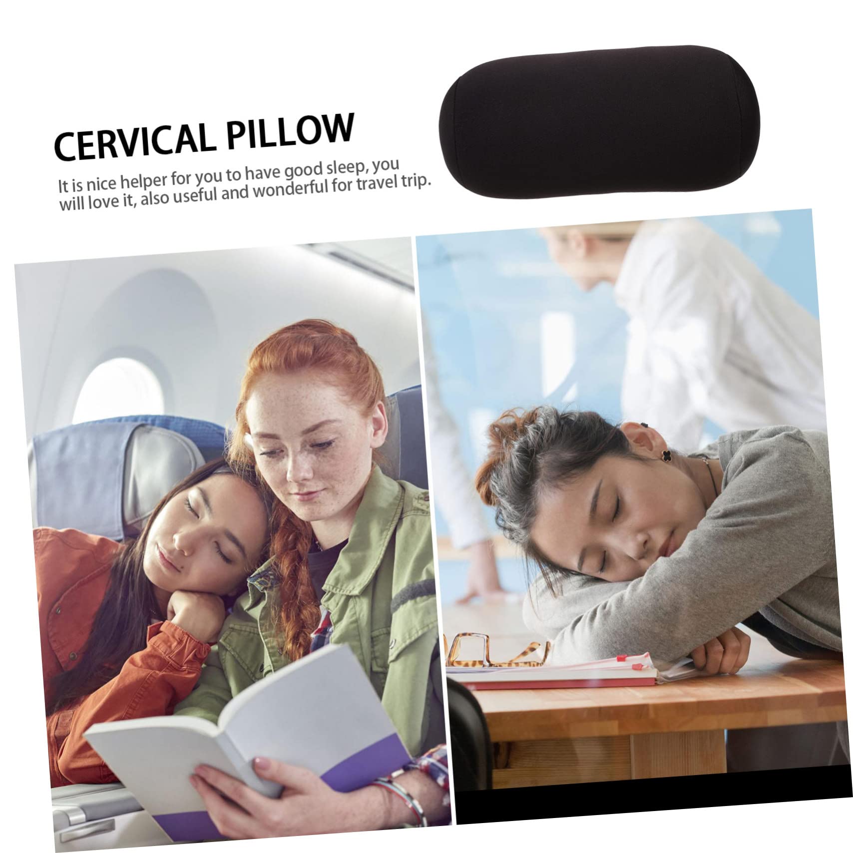 Amosfun 2stücke Nackenstützkissen Hochwertigem Schaumstoff Ergonomisches Design Für Optimalen Schlafkomfort Für Hause Büro Und Unterstützt Die Halswirbelsäule