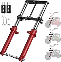 Vista 10 de Kit de Suspensión FRP Minibike - Horquilla Frontal para Mini Bicicleta, Compatible con Monster Mega Moto MMB80 MMB105 80cc 105cc Motovox MBX10 MBX11