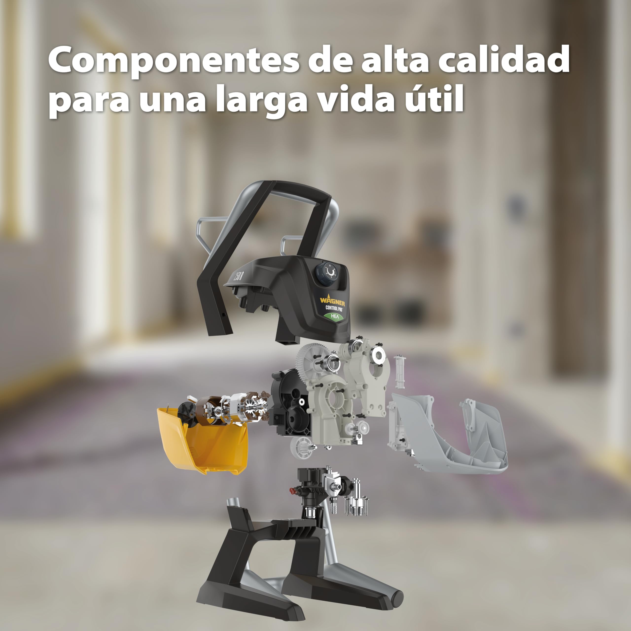 WAGNER Airless pulverizador de Pintura Control Pro 350 R para Pinturas plásticas/látex, Barnices y esmaltes, 15 m²-2 min, regulación del Aire a presión, 110 Bar, Manguera 15 m