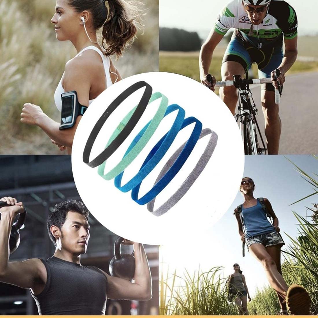 Lot De 6 Bandeaux De Sport élastiques Pour Enfants - Bandeau De Sport Doux - Bandeau De Sport Pour Garçons - Bandeau De Sport Athlétique Pour Enfants