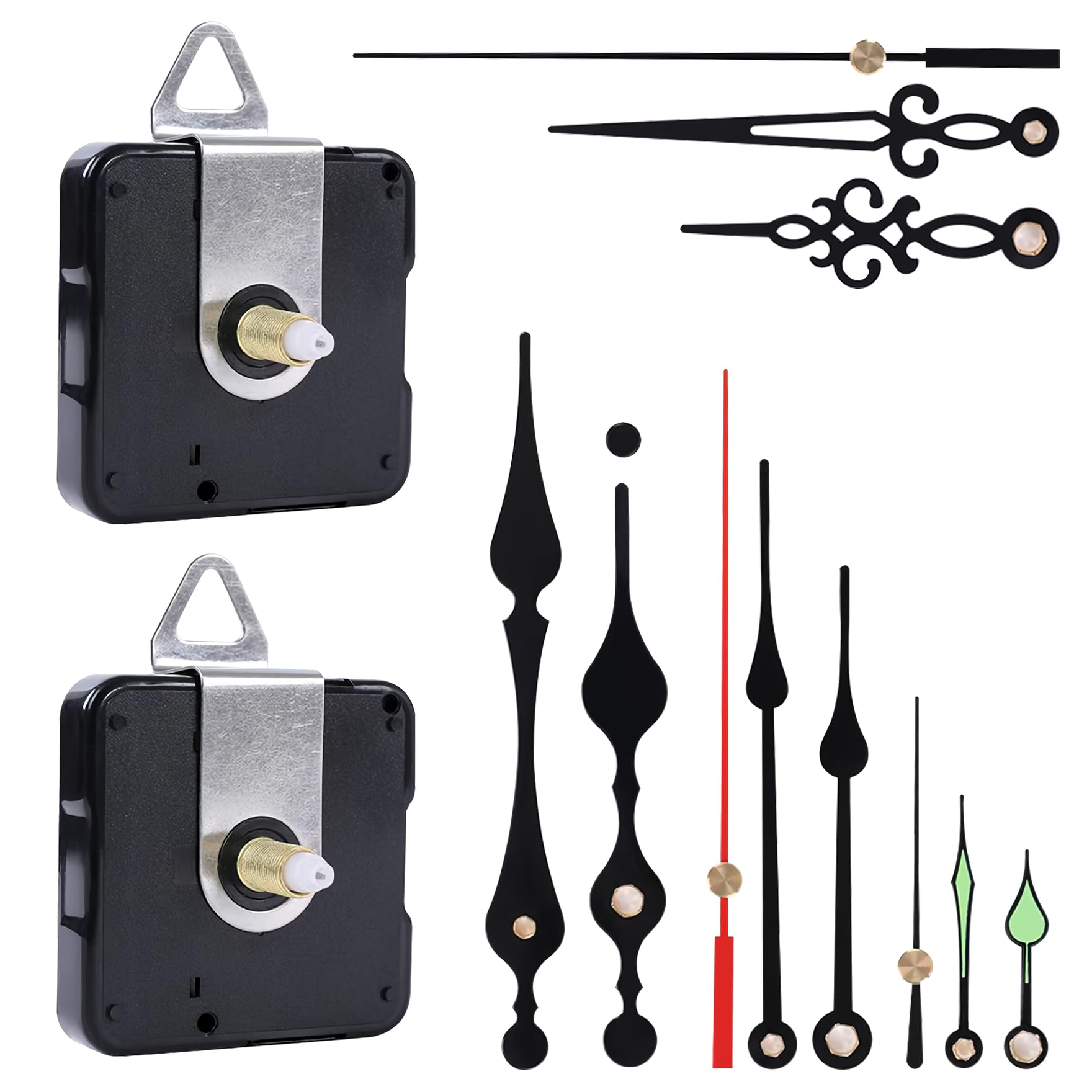 Moteur de mouvement d'horloge silencieux EMOON et kit d'aiguilles pour un confort absolu