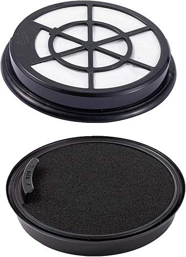 Miniatura 2 de 2 filtros y 1 boquilla de repuesto para suelo compatible con aspiradora Eureka NEN110A NEN110B NEN110D Whirlwind Canister, en comparación con la