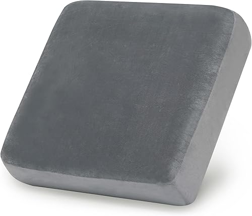 hyha Fundas de cojín elásticas de terciopelo para sofá, funda de cojín gruesa para cojín de silla, protector de muebles, funda de sofá con parte