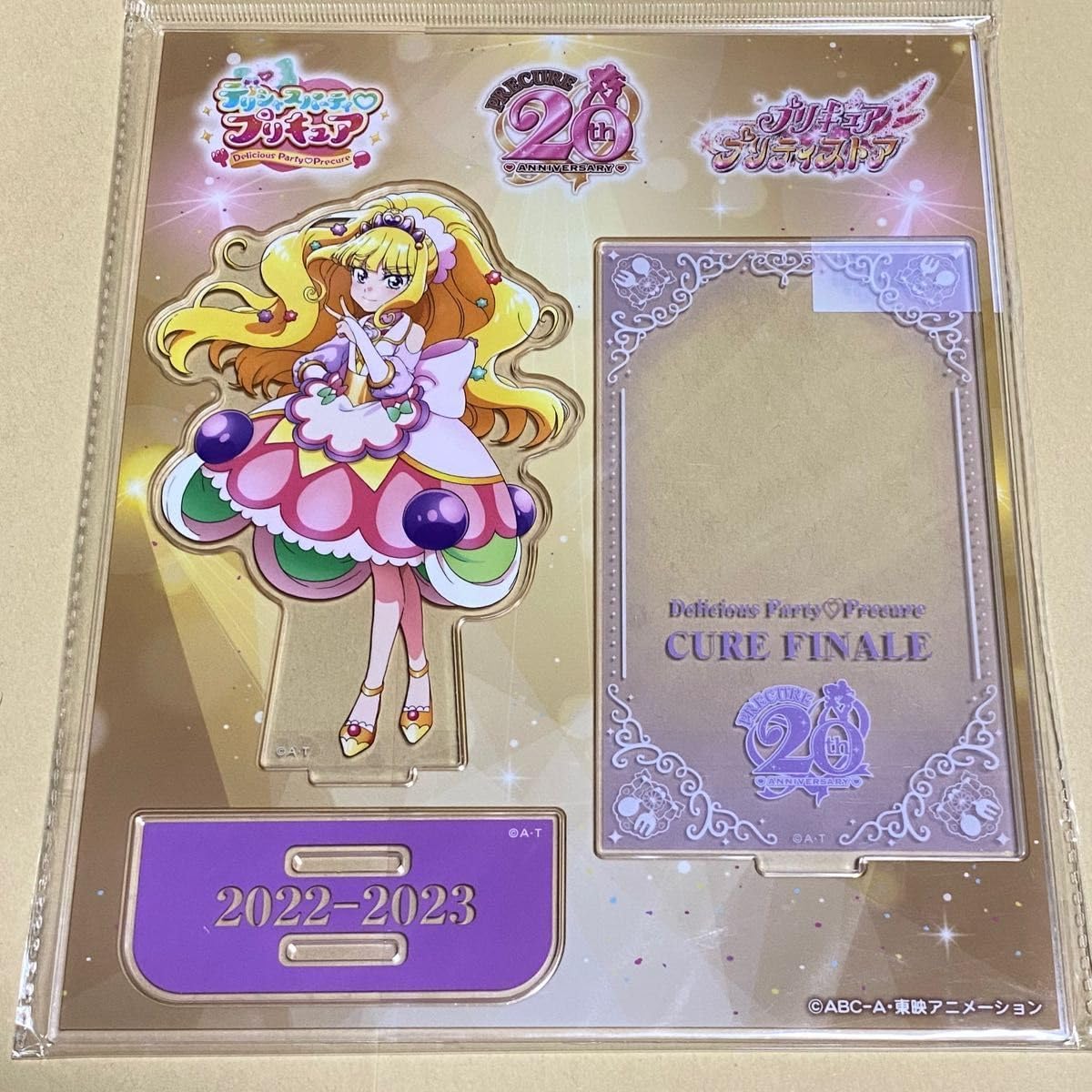 プリキュア20周年　全プリキュア展　ドレス　アクリルスタンド デリシャスパーティ 全プリキュア展 デリシャスパーティプリキュア アクリルスタンド