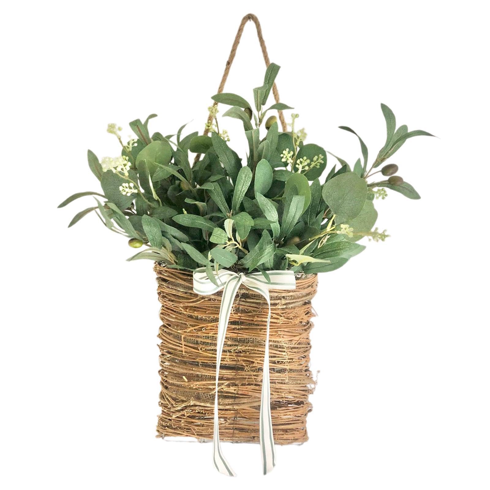 Flores coloridas para entrada en cesta colgante el regalo perfecto para fiestas de inauguración