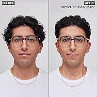 Vista 3 de Redken Brews Cream Pomade For Men - Provides Medium Hold With Natural and Smooth Finish With Low Shine, For All Hair Types