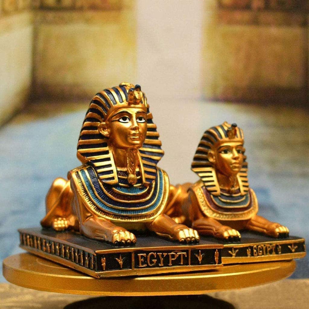 Amazon.co.jp: 芸術の彫像と彫刻の置物、スフィンクスの彫像の工芸品