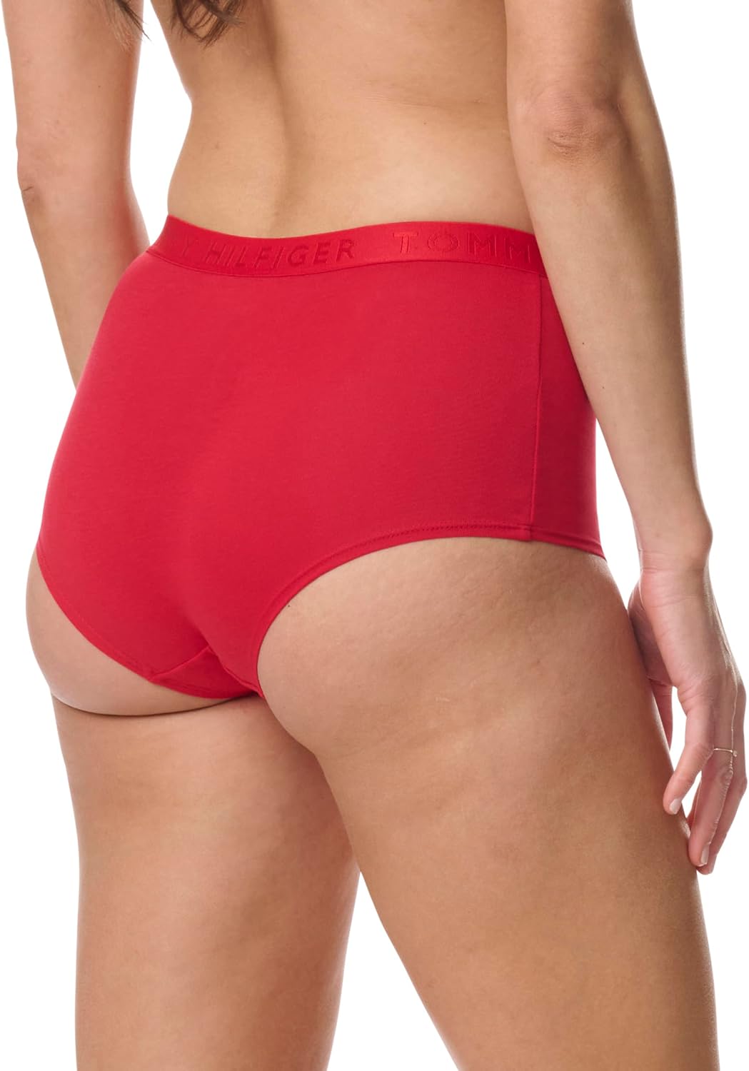 Tommy Hilfiger womens Logo Waistband Cotton Boyshort 6 Pack - Image 4