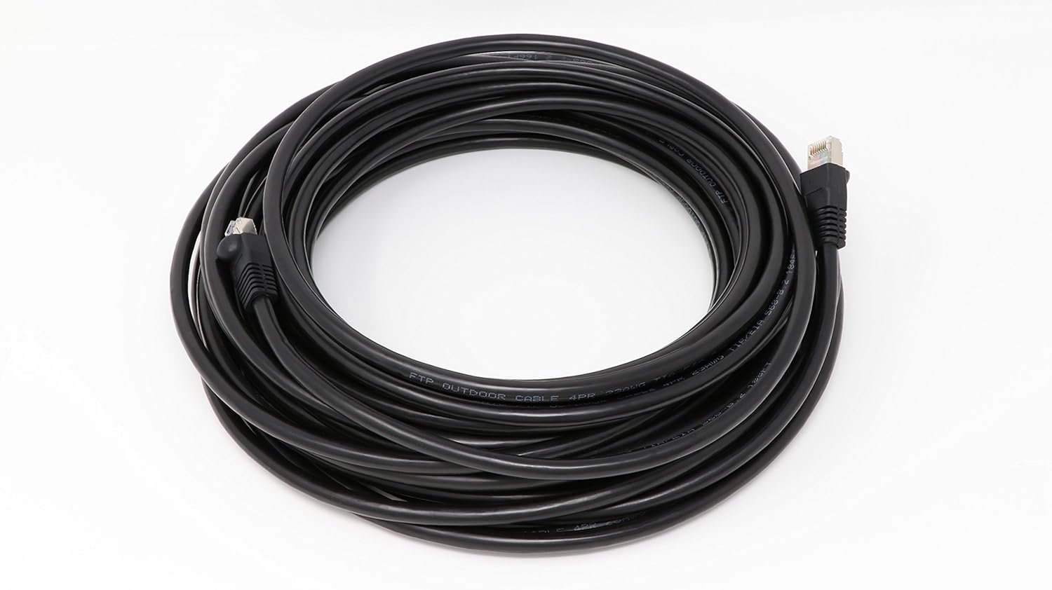 Ultra Spec Cables 150ft Cat5e Outdoor Waterproof Ethernet Cable Direct Burial Shielded (Pure Copper)