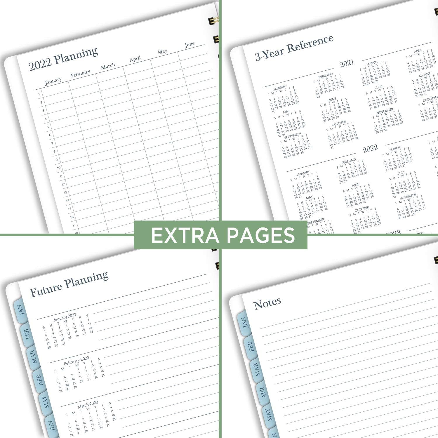 2022 Weekly & Monthly Planner by Cambridge, 8-1/2" x 11", Large, Casey (1566-905)