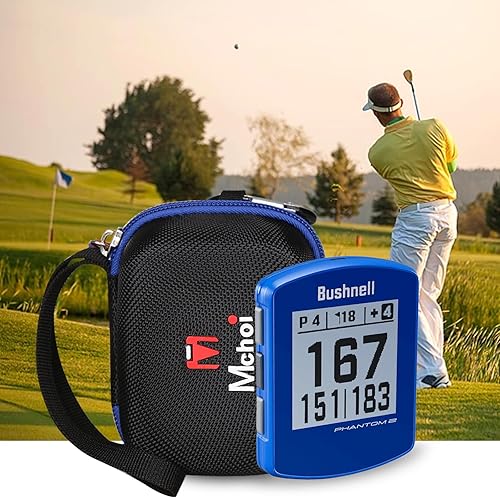 Miniatura 8 de Mchoi Funda de almacenamiento GPS de golf adecuada para Bushnell Phantom 2 GPS de mano, Phantom Golf GPS, funda protectora para telémetro de golf a