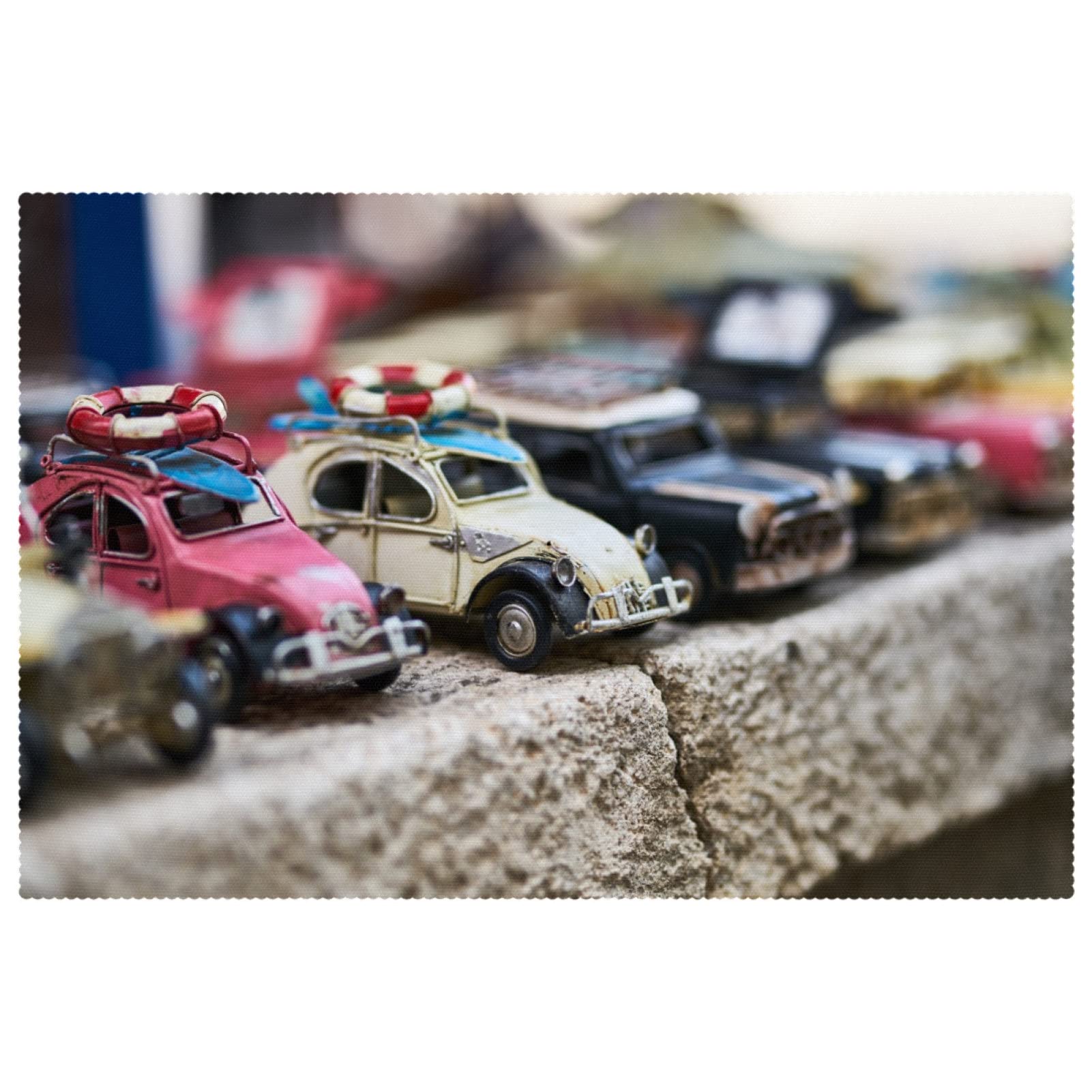 Sets de table Toy Cars antidérapants pour table à manger 30x45cm