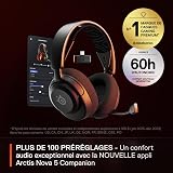 SteelSeries Arctis Nova 5 Casque Gaming Sans Fil Multi-Système - Haut-parleurs magnétiques néodyme - 100+ profils audio - Batterie 60h - 2,4GHz/BT - Micro ClearCast Gen 2.X - PS4/5, PC, Switch, Mobile - 4