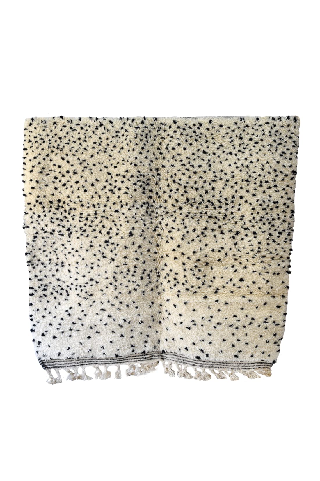 Tapis marocain fait main 100% laine berbère rectangulaire