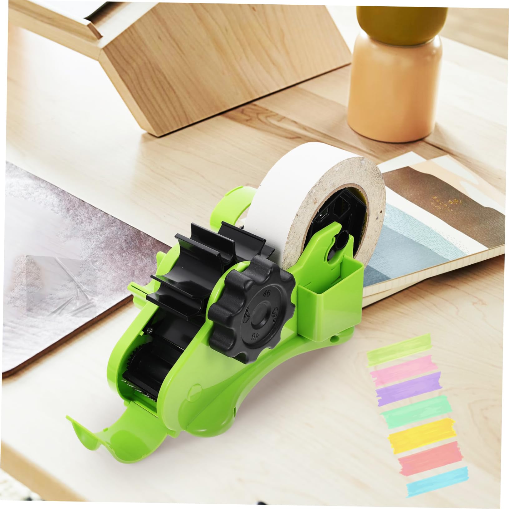 Ciieeo Heizbandabroller Praktischer Klebebandabroller Klebebandhalter Aus Haushalts Klebebandhalter Abroller Für Transferklebeband Klebebandständer Heizbandhalter Klebebandabroller Klebeb