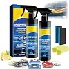 Car Coating Spray, Quick Effect Coating Agent, Oil Film Emulsion Glass Cleaner, Quickly Coat Car Wax Polish Spray Waterless Wash, 3 in 1 High Protection Spray 2