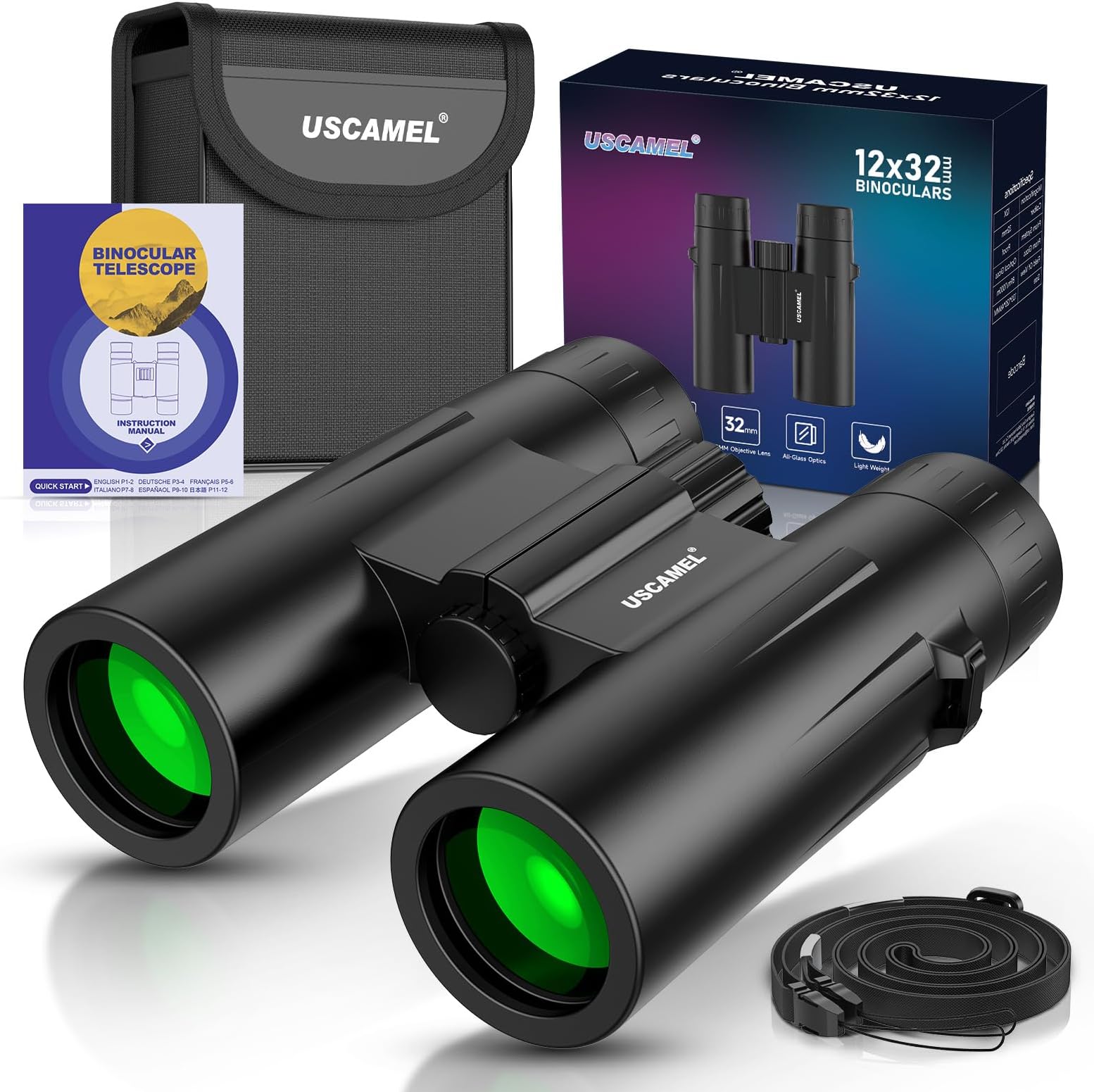 Svbony SV202 Ed Jumelles pour Adultes 8x42, Jumelles Compactes Bak4 FMC