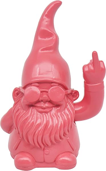 Lesser & Pavey Gnomes Home Decor Figurines & Ornaments For Home & Office | Decorative Home Accessories Statues For Indoor & Outdoor | Lovely Gifts for Women & Men Love Hand Pink 20 Cm - 3