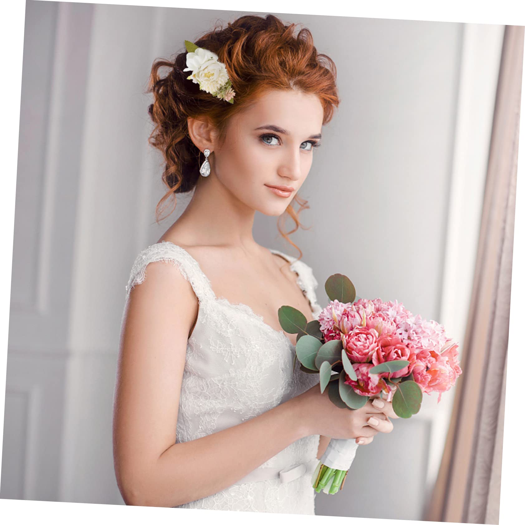 Beavorty 15stücke Teiliges Braut Haarschmuck Mit Floralen Haaraccessoires Haarspangen Für Bräute Und Brautjungfern Für Hochzeiten Und Besondere Anlässe