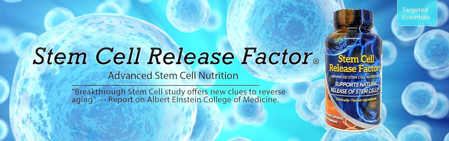 Stem Cell Release Factor | Aging and Stem Cell Support | Stimulate Migration of Stem Cells | Regeneration | 60 Ct.