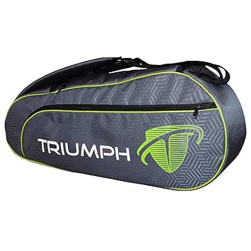 Triumph Pride 6R Tennis Kit Bag Grey/Lime