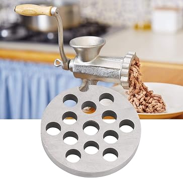 Meat Grinder Plate Discs Stainless Steel Meat Grinder Plate Mincer Plate Meat Grinder Replacement Accessories for Home(8mm)