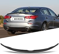 Vista 46 de SCITOO Alerón lateral compatible con Dodge Charger Sedán 2011-2020 negro mate estilo Hellcat para alerón trasero del maletero