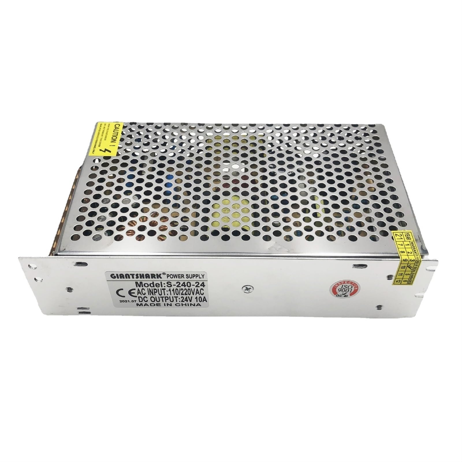 Bloc alimentation CC 24V 10A transformateur régulé haute puissance 240W