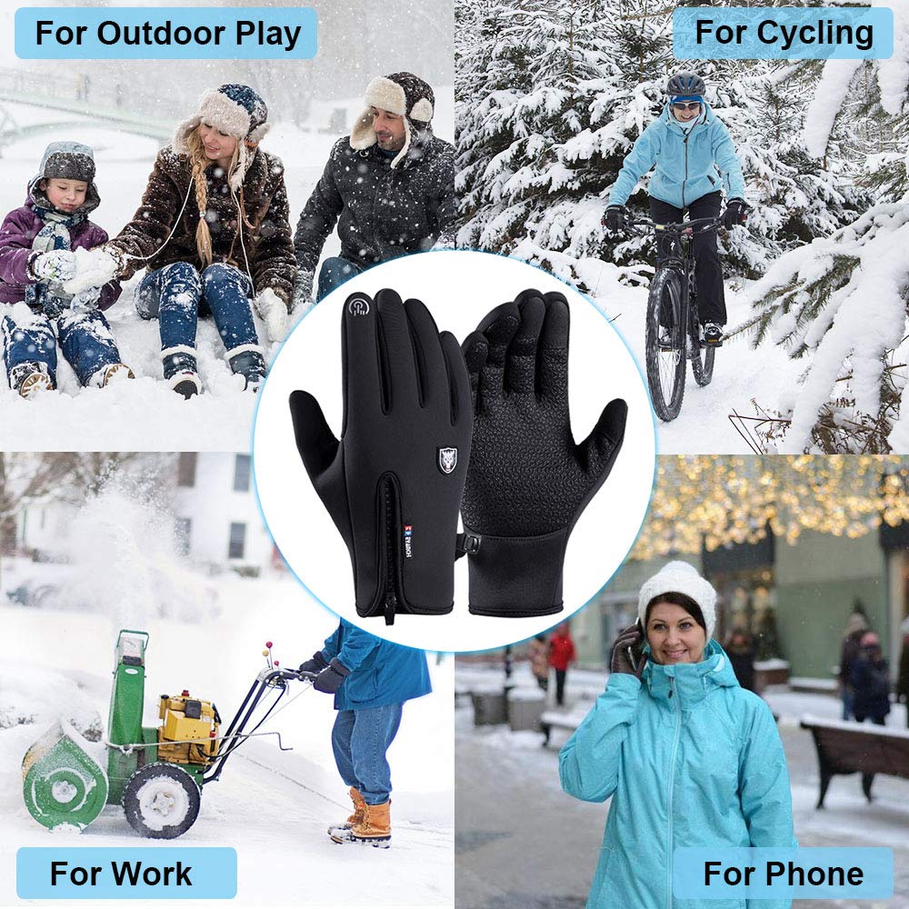 Gants Pour Hommes En Hiver Écran Tactile Imperméable Au