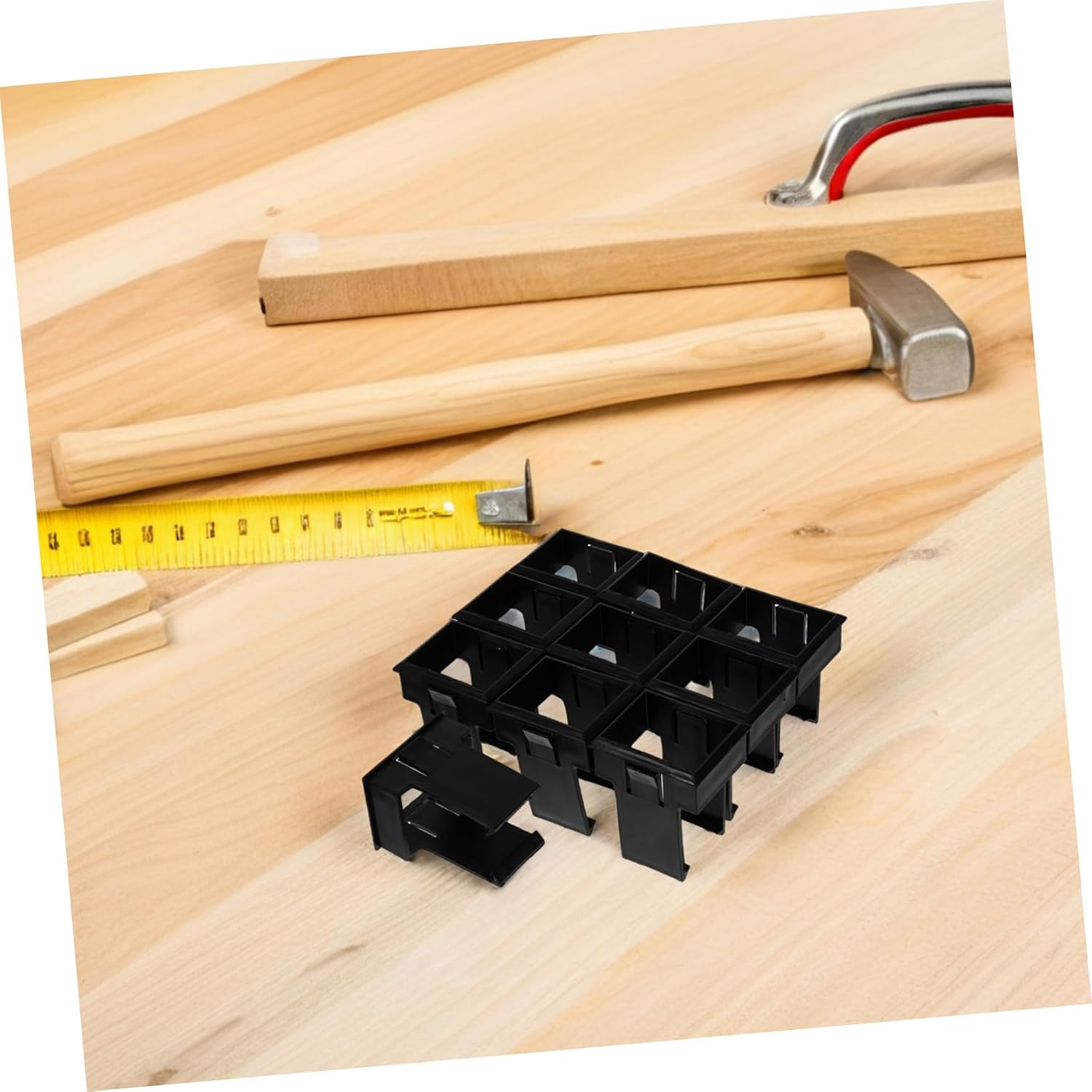 Garneck 10pcs Concealed Bracket Plastic Mounting Plate for Small Breakers Easy Installation for Residential and Commercial Use Secure Fixed Bracket for Circuit