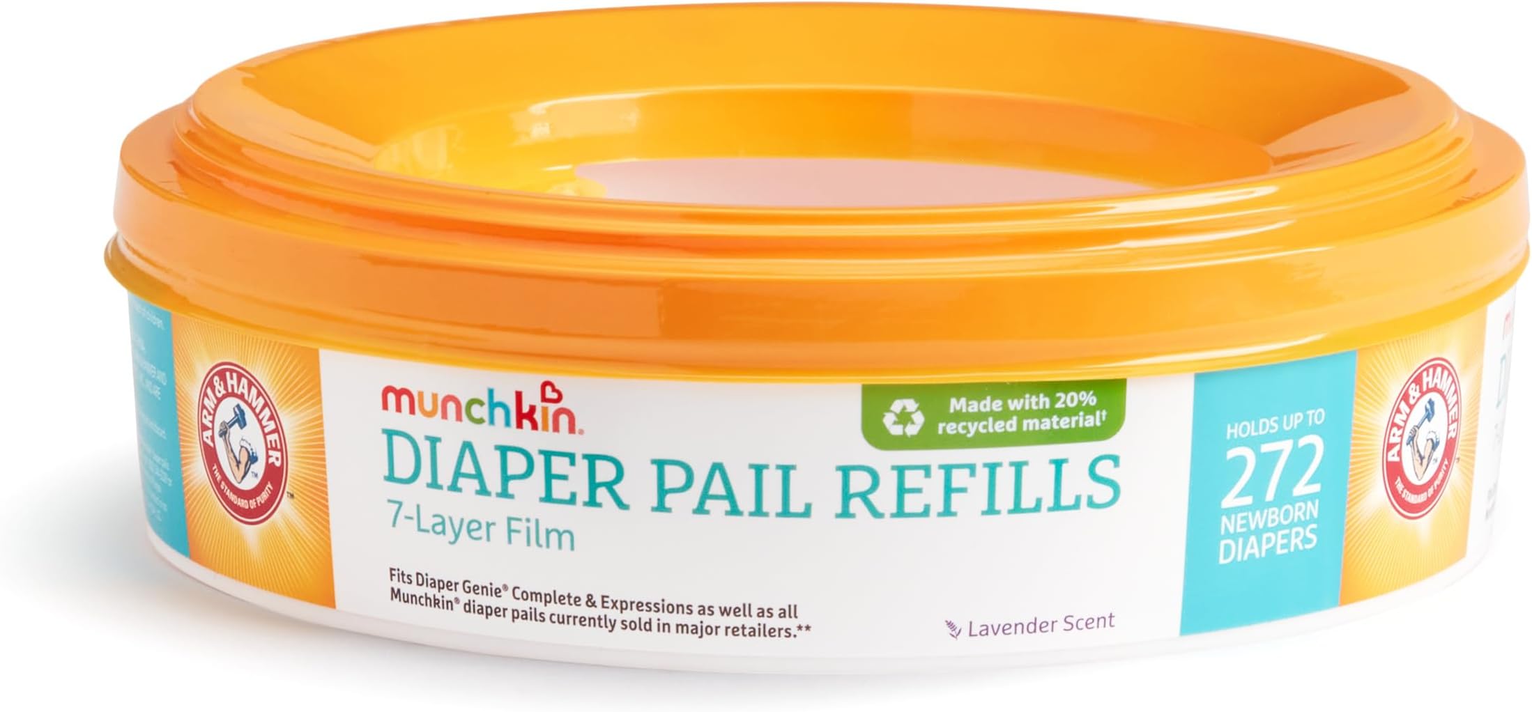 Munchkin Arm and Hammer Diaper Pail Refill Rings, 272 Count by Munchkin