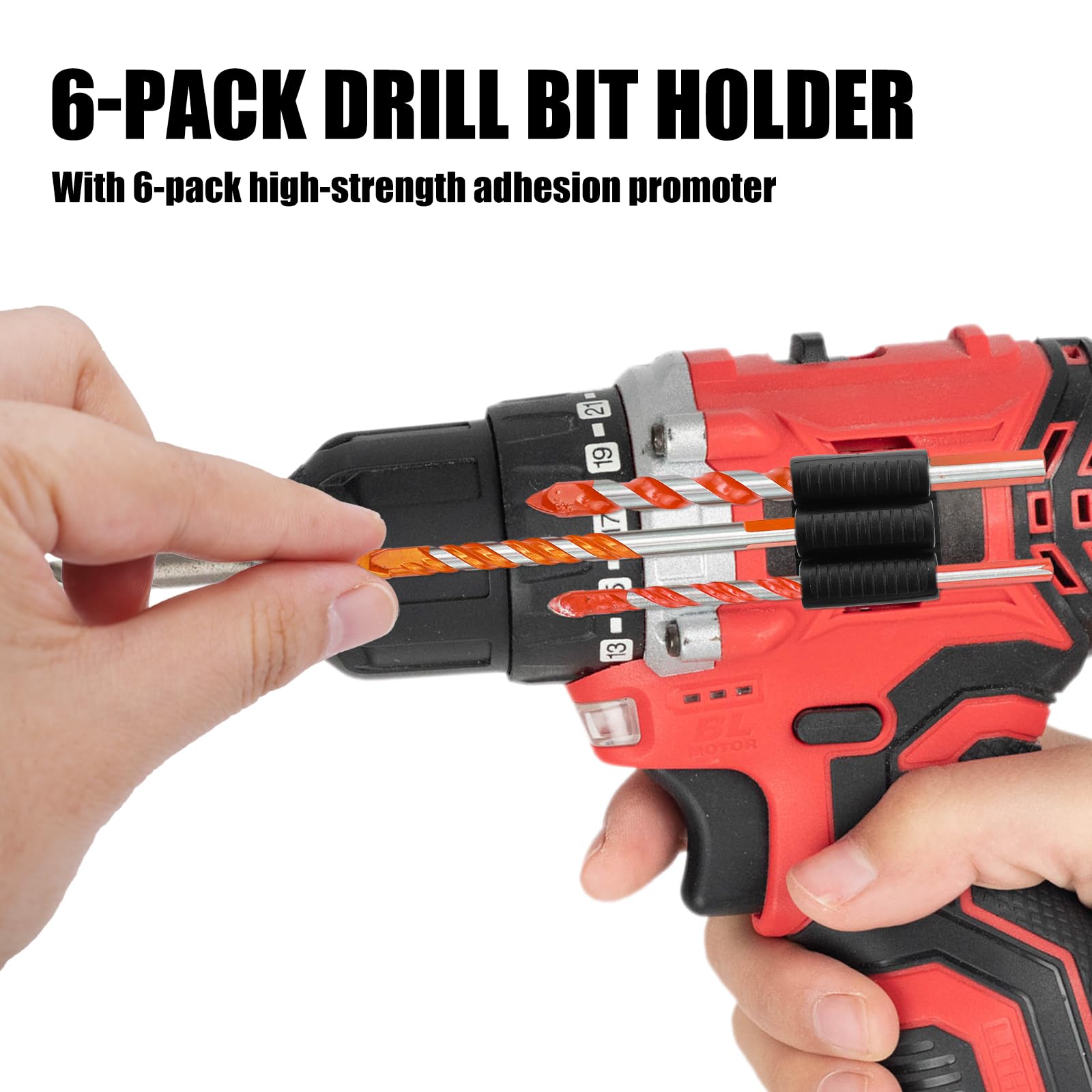 6 Pack Drill Bit Holder Tool Holster - Image 3