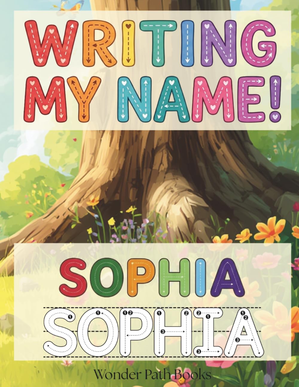 Writing My Name! - Sophia: Personalized Name Tracing and Handwriting Practice Workbook for Preschool, Kindergarten and Early Elementary Kids