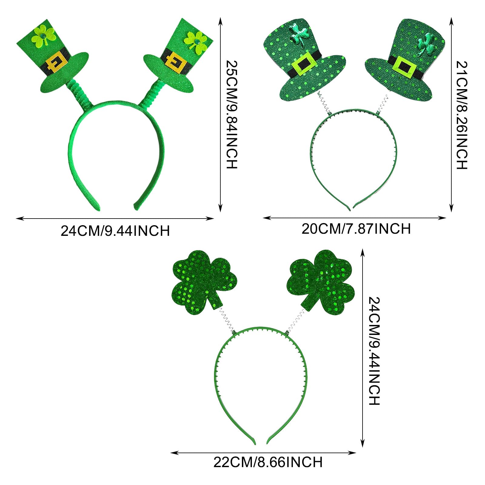 GWAWG 3Pcs St. Patricks Day Headband - Image 2