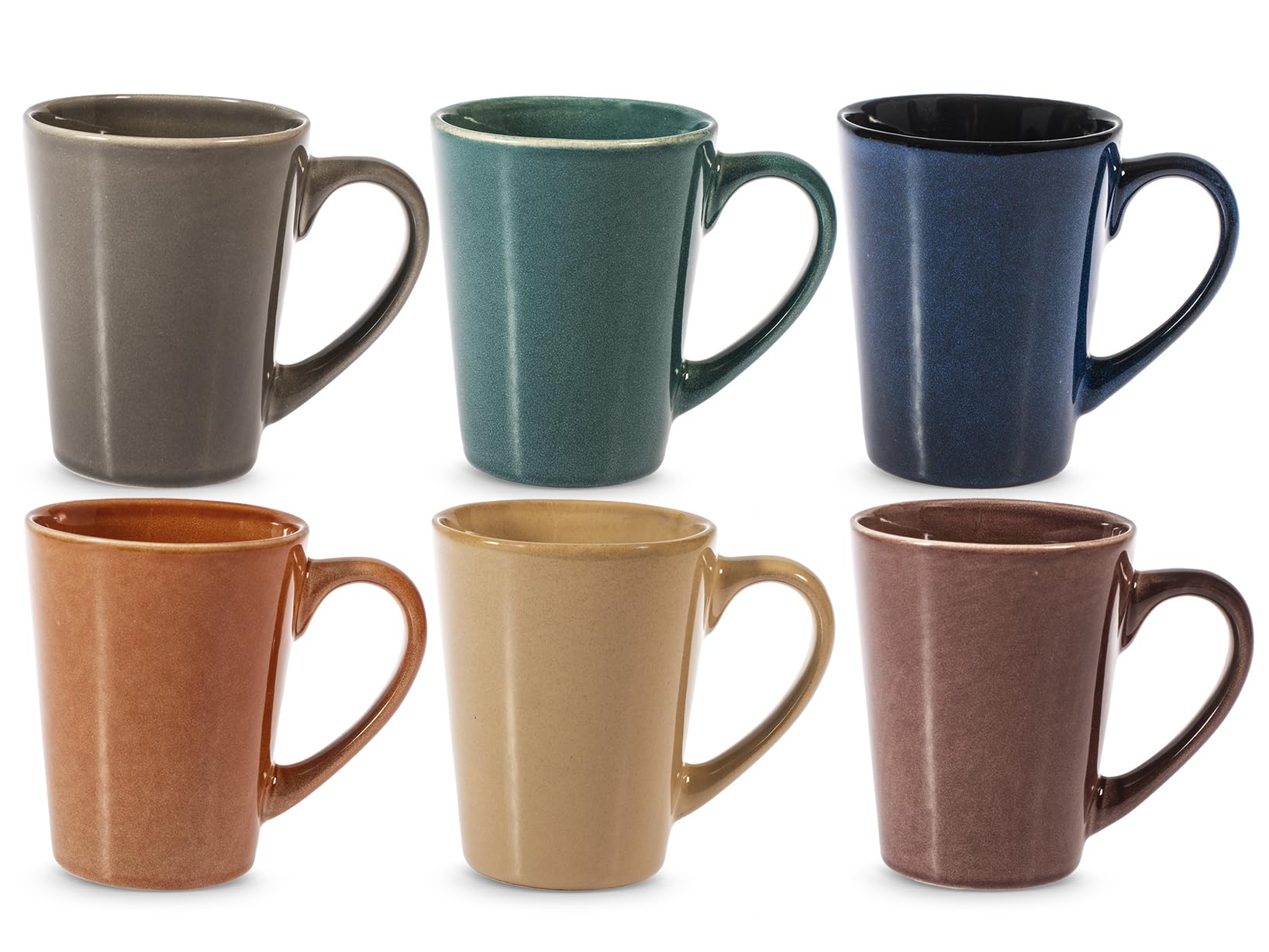 Tasses tierra H&H assorties de 300cc pour le petit-déjeuner