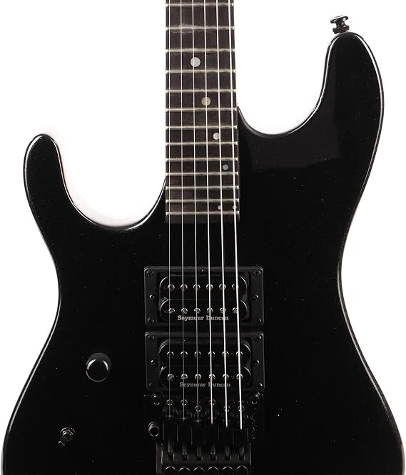 Kramer Nightswan Floyd Rose Left Handed, Jet Black Metallic