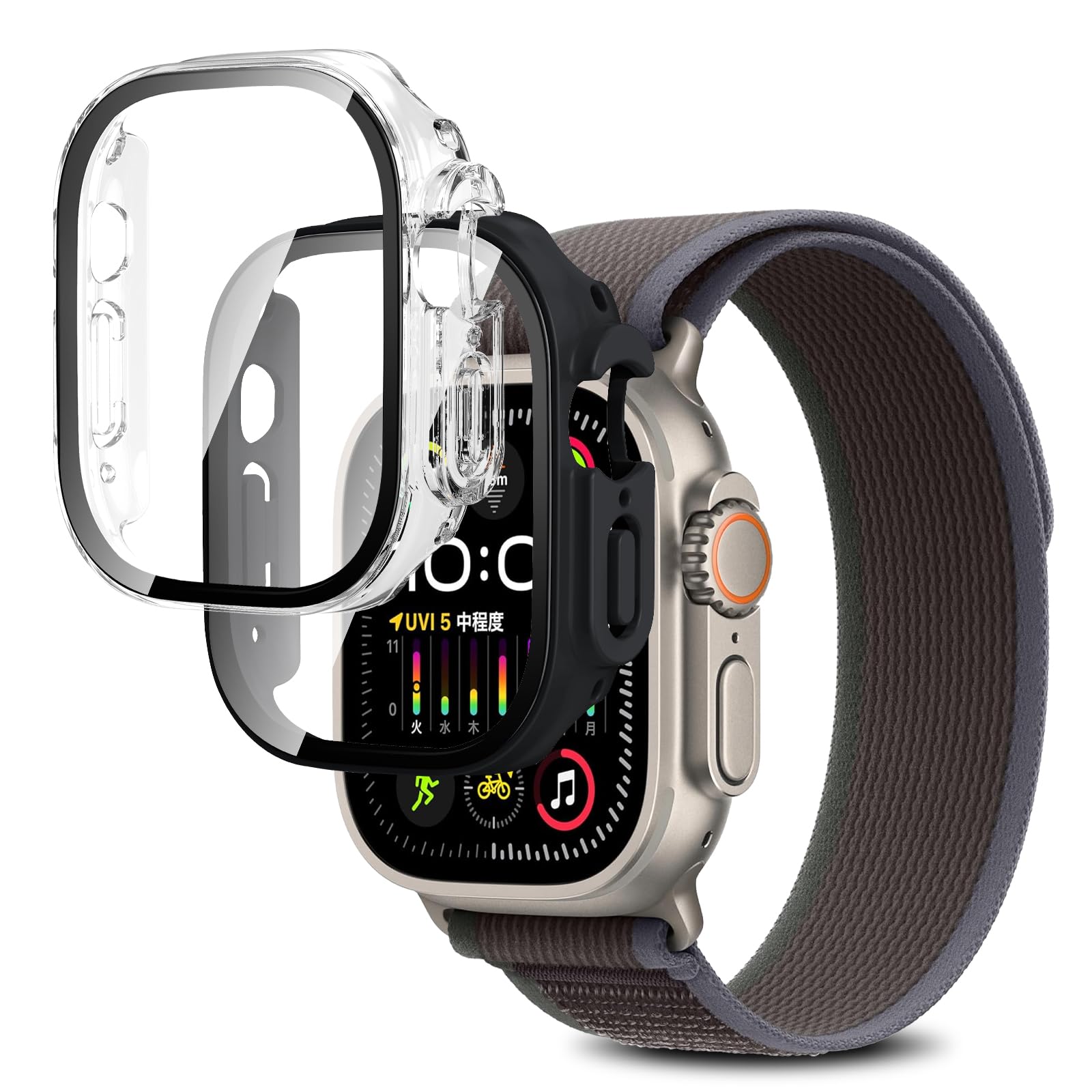 Amazon.co.jp: For Apple Watch Ultra 3 ケース 49mm アップルウォッチ