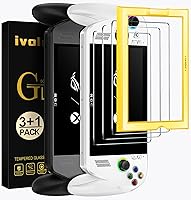 Vista 10 de ivoler Paquete de 3 protectores de pantalla grabados antirreflejos para ASUS ROG Xbox Ally/ROG Xbox Ally X Handheld 2025, vidrio templado Mate