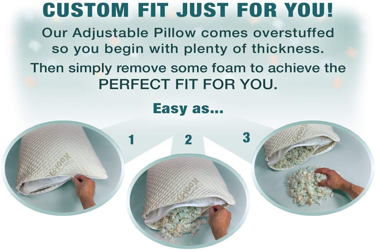 Xtreme Comforts Pillows for Sleeping GreenGuard Gold Certified